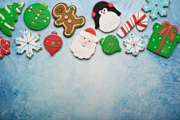 istock Christmas sugar and gingerbread cookies 1326004716