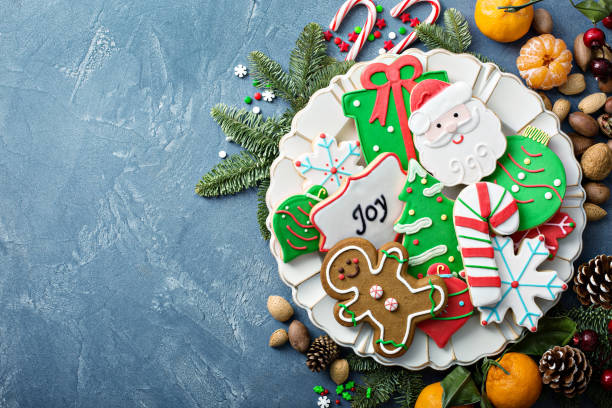 istock Christmas sugar and gingerbread cookies 1326004720
