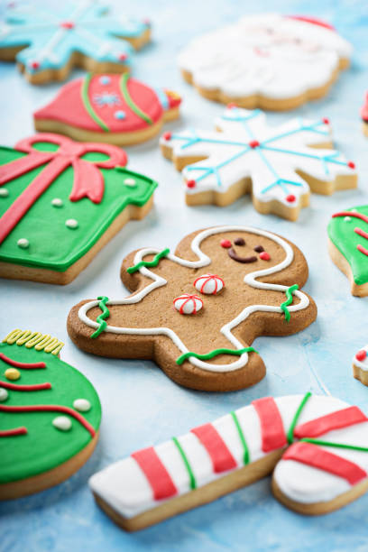 istock Christmas sugar and gingerbread cookies 1326004736