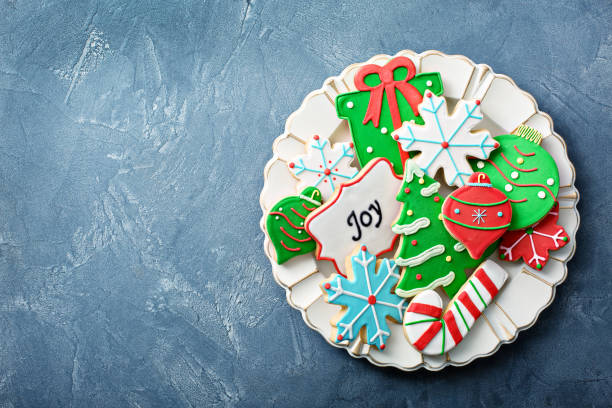 istock Christmas sugar and gingerbread cookies 1326004743