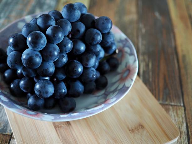 istock Fresh organic fruit grapes, food 1326008399