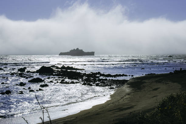 lost coast, norte de california. - humboldt county california coastline island fotografías e imágenes de stock