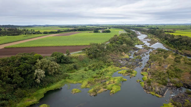 istock Aerial Of a Rocky River Watercourse 1326017265