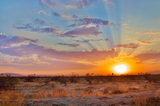 Beautiful Desert Sunset Located in Palmdale California.