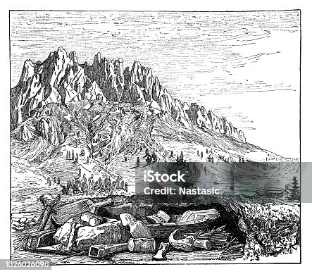 istock The Mitterbergalpe and Mandlwand with finds from the old copper mining 1326026090