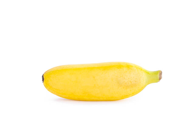 istock Baby banana isolated on white background. 1326027013
