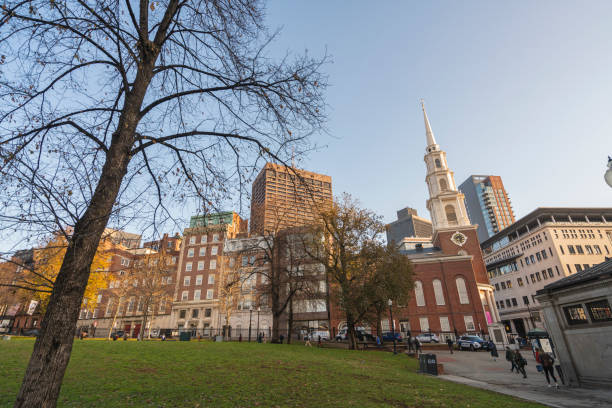 istock Boston Common public park in Boston Massachusetts USA 1326041643