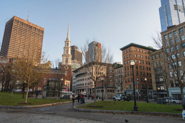 istock Boston Common public park in Boston Massachusetts USA 1326041678