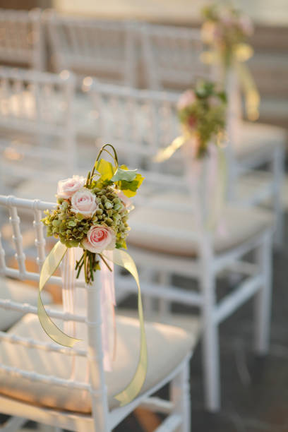 istock Invited Chairs Wedding Ceremony, Wedding Ceremony, Wedding Preparation, Wedding 1326044735