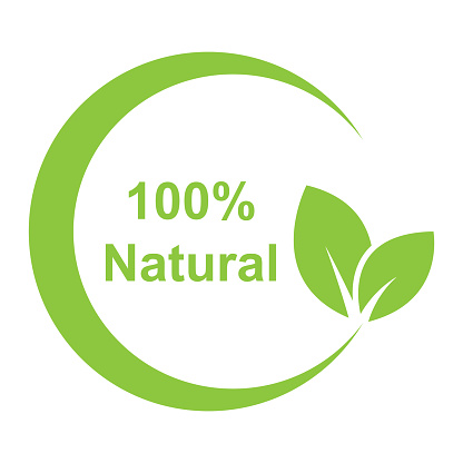 natural sign icon vector