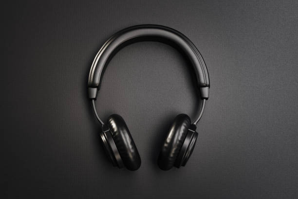 istock Black headphones 3D illustration 1326051277