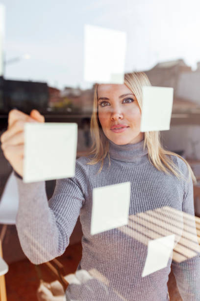 istock Business woman creating a plan in coworking space 1326051751