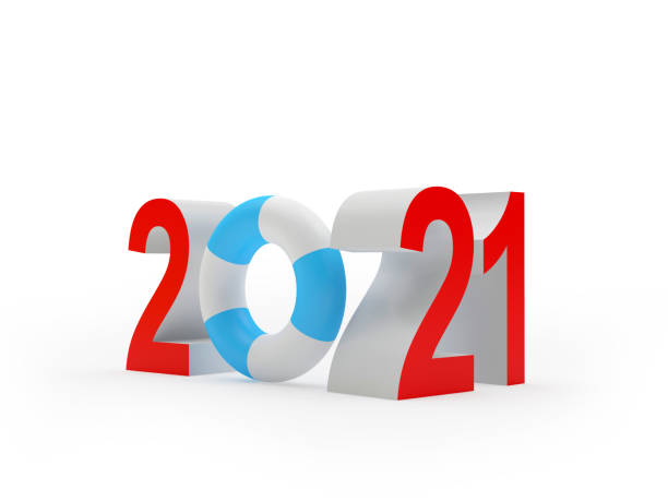 istock Number 2021 with lifebuoy 1326071849