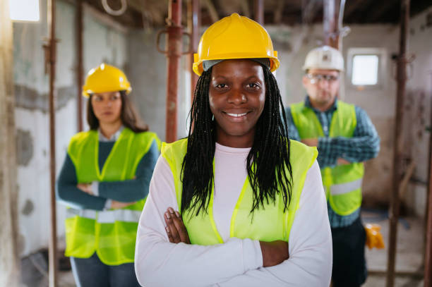 istock Portrait of a female architect 1326078684