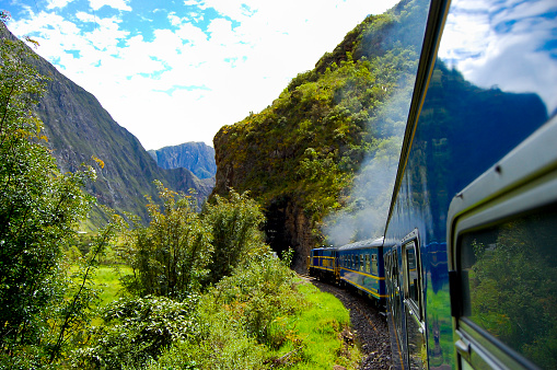 Train in Urubamba Valley - Peru