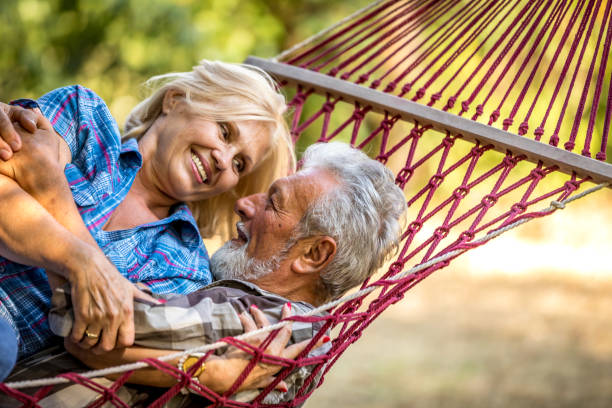 istock Lovely mature couple on romantic vacation 1326087501
