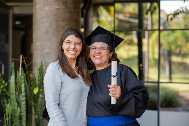 istock Senior woman at graduation 1326098105