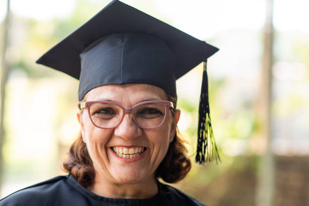 istock Senior woman at graduation 1326098169