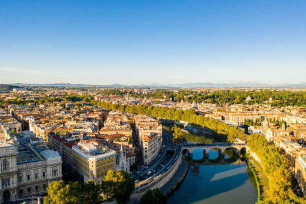 istock Aerial View Of Rome 1326099028