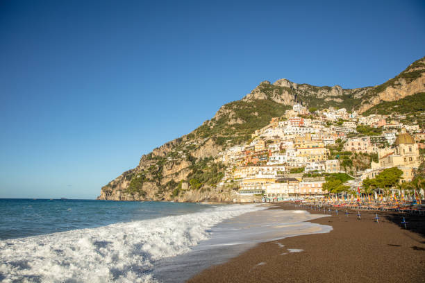 istock Close Up View Of Beach At Amalfi Coast 1326099311
