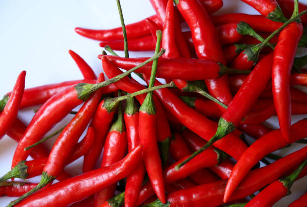 istock Group of  chili pepper red hot on isolated background 1326104594