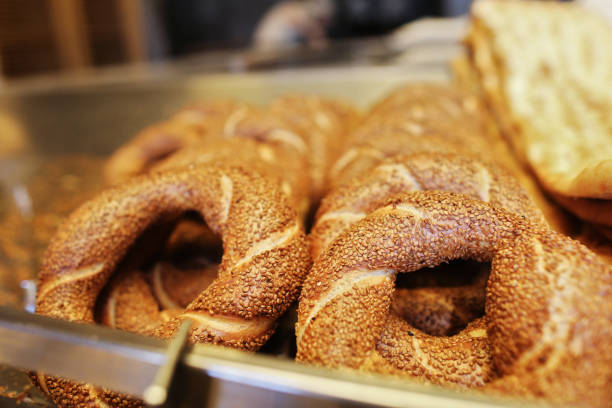 istock Sesame Bagels, Bakery Products, Pastry and Bakery 1326104809