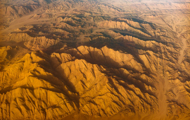 istock aerial panoramic view over asian desert 1326104876