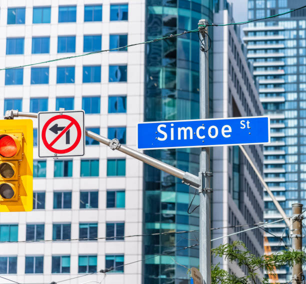 istock The Simcoe Street sign. 1326104946