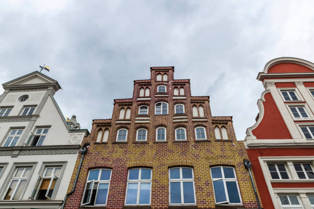istock Typical crow-stepped gabled town house in Lunenburg, Germany 1326112843