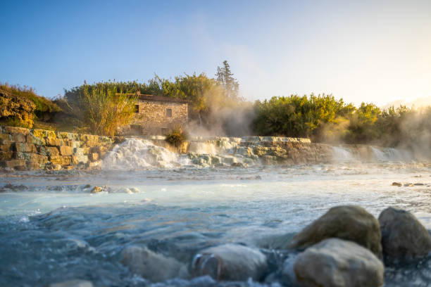 istock Natural spa with waterfall, Saturnia, Tuscany, Italy 1326115415
