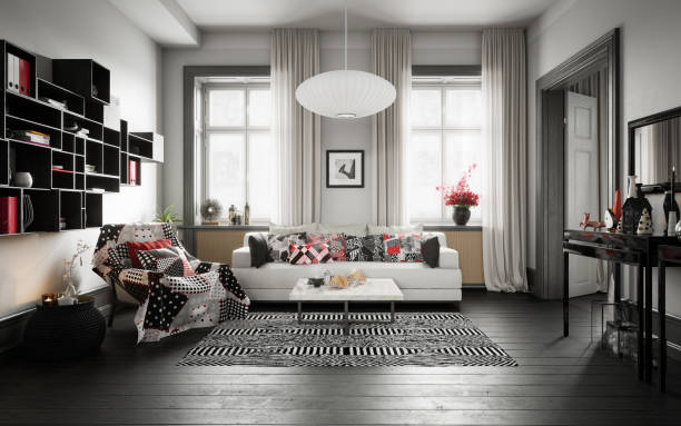 istock Scandinavian Living Room 1326115919