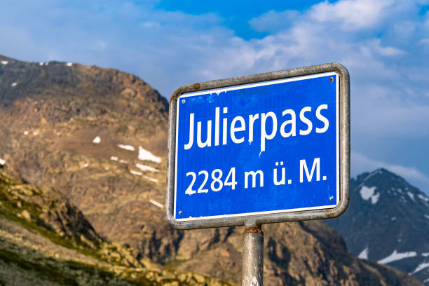 istock Julierpass is an alpine mountain pass in Switzerland 1326121550
