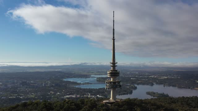 Telstra Tower In The Morning