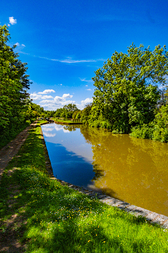 lake river water canal scenic landscape england uk