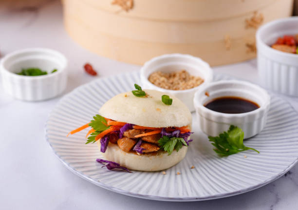 istock Taiwanese gua bao, Asian hamburger 1326134017