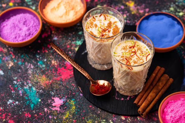 istock Traditional Indian drink thandai with saffron 1326134065