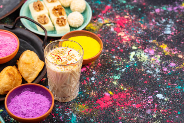 istock Traditional Indian drink thandai with saffron 1326134086