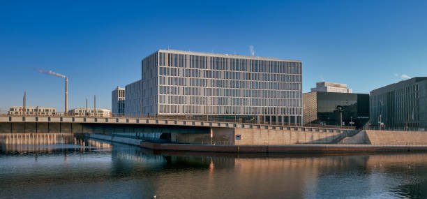 istock cityscape view at office buildings in Berlin Mitte. 1326135256