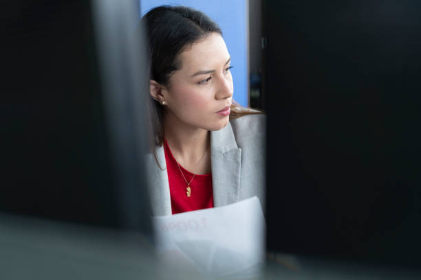 istock Latin woman inside the office attends labor issues 1326138227