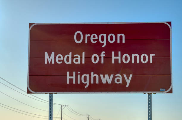 istock Highway sign in rural Oregon 1326139466