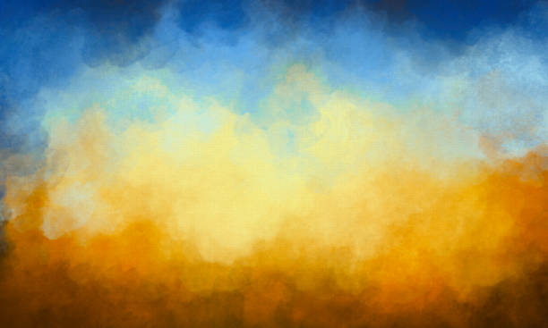 Abstract Watercolor Painting - Dramatic
