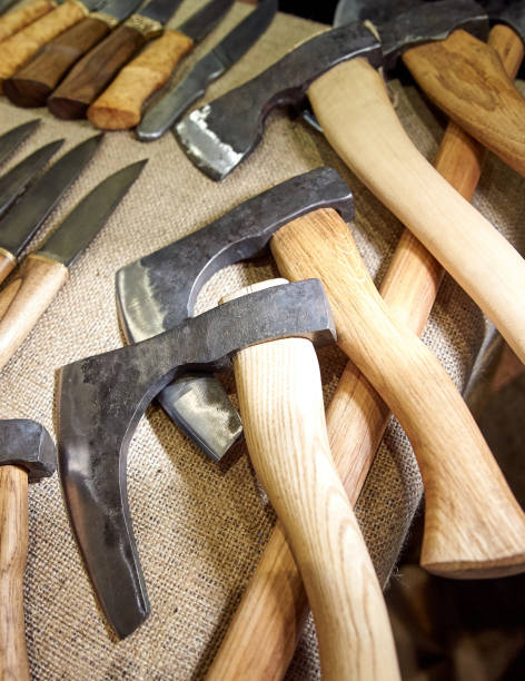istock Butcher's axes for cutting meat 1326142778