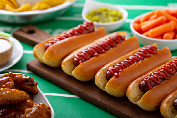 istock Hot dogs for game day 1326146545