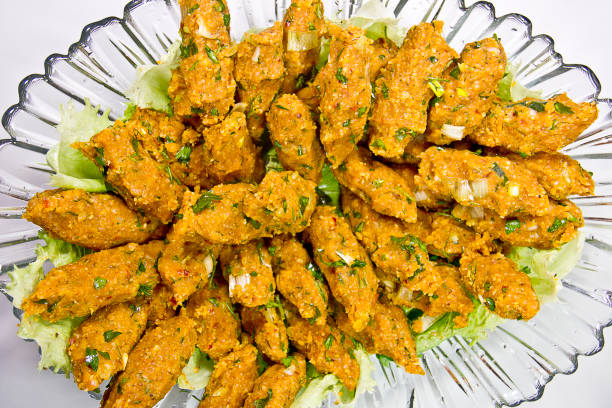 istock Turkish Mercimekli kofte made with bulgur and lentil 1326148785