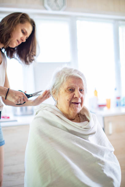 istock Granddaughter caring for her grandmother 1326151549
