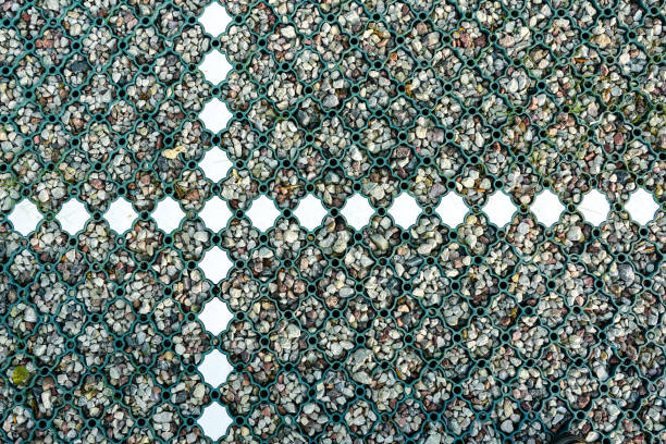 istock new modern car park gravel base with a installed green plastic grid 1326152227