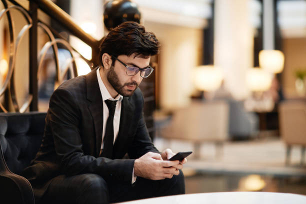istock Businessman in Waiting Hall 1326153756