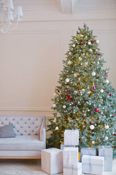 istock Christmas living room with sofa 1326157484