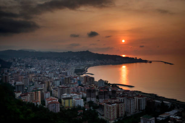istock Black Sea, Rize Central Sunset, Turkey, View 1326157975