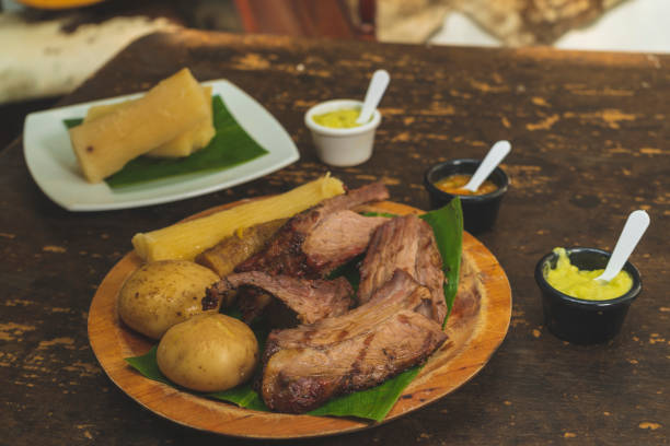 istock Roasted meat to the llanera 1326160328